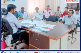 CEO abhishek khanna reviewed the progress of PM Awas Yojana in sawai madhopur