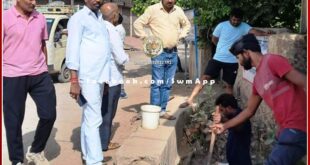 City Council Chairman inspected the cleaning works in sawai madhopur