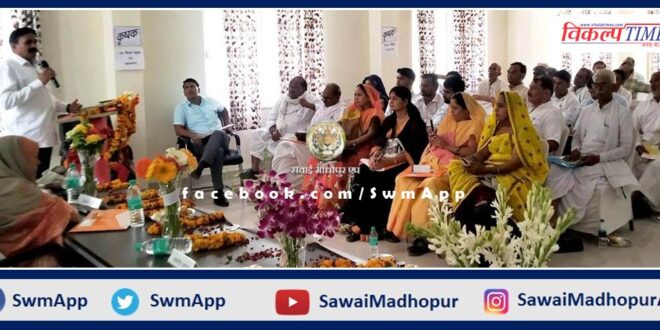 District level orientation workshop organized in sawai madhopur