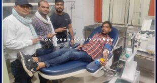 Netram Meena saved the life of a young man by donating SDP for the 11th time in jaipur rajasthan