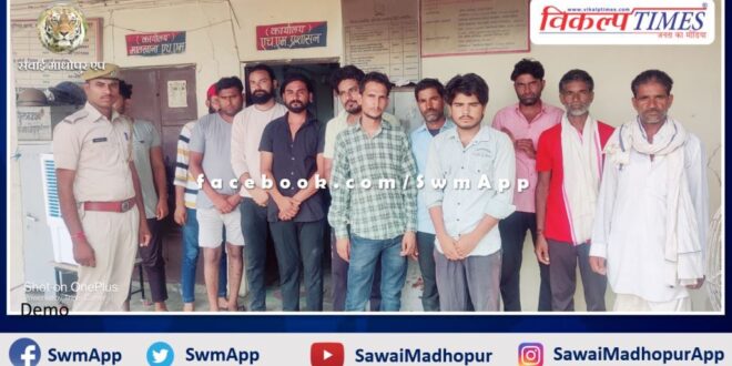 Police arrested 27 accused from sawai madhopur