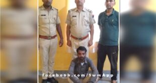 Police arrested accused with illegal country liquor in gangapur city sawai madhopur