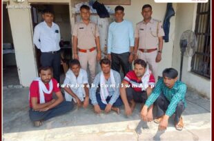 Police arrested five accused of attacking police constable and two tractor-trolleys seized in sawai madhopur