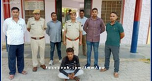 The accused, who was absconding for a year in the gangrape case, arrested in sawai madhopur