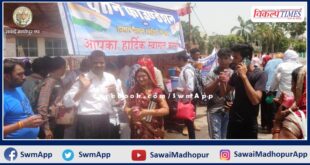 Watan Foundation started seven day water service on martyrdom day in sawai madhopur