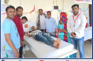 111 units of blood collected in blood donation camp in malarna dungar