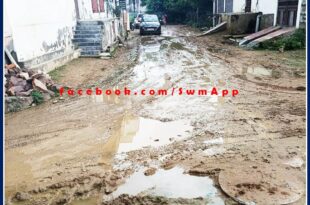 20 percent CC road in sawai madhopur Kherda colonies