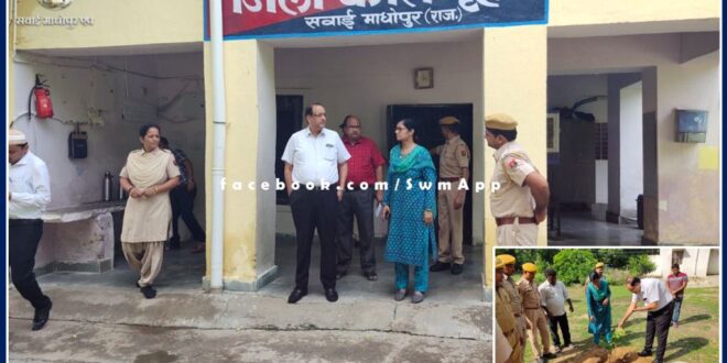 District Authority Chairman took stock of the arrangements by monthly inspection of the district jail