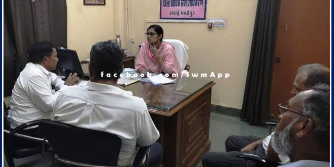 Meeting with panel advocates of insurance companies for successful organization of Lok Adalat