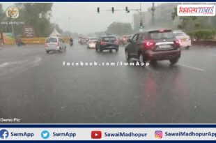 Sawan's showers brought relief from the humidity in shivar sawai madhopur