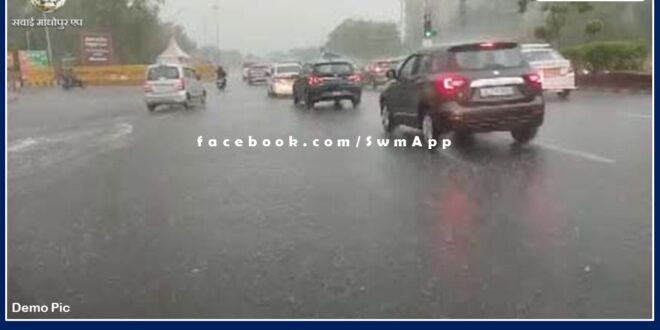 Sawan's showers brought relief from the humidity in shivar sawai madhopur