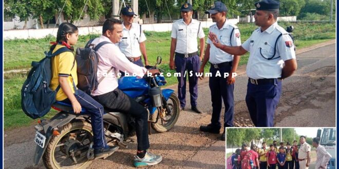 Traffic police launched investigation campaign in sawai madhopur