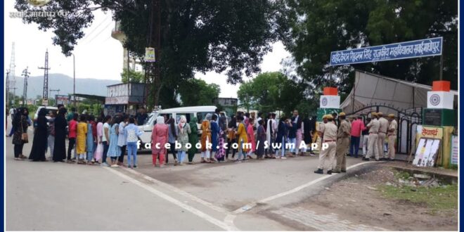 36 percent polling in Government PG College sawai madhopur