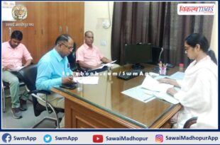 A meeting was organized to organize various competitions among the children in sawai madhopur
