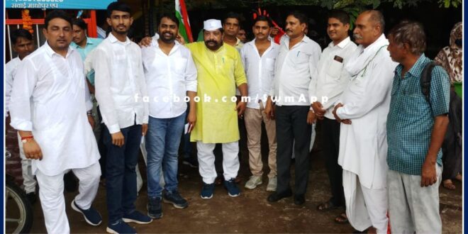 Azadi Gaurav Yatra Welcome to reaching Sawai Madhopur