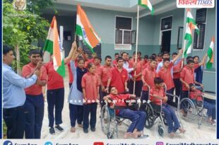 Azadi Ka Amrit Mahotsav celebrated in Pulkit Special School sawai madhopur