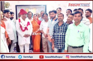 Chairman of Vipra Welfare Board Mahesh Sharma on Sawai Madhopur tour