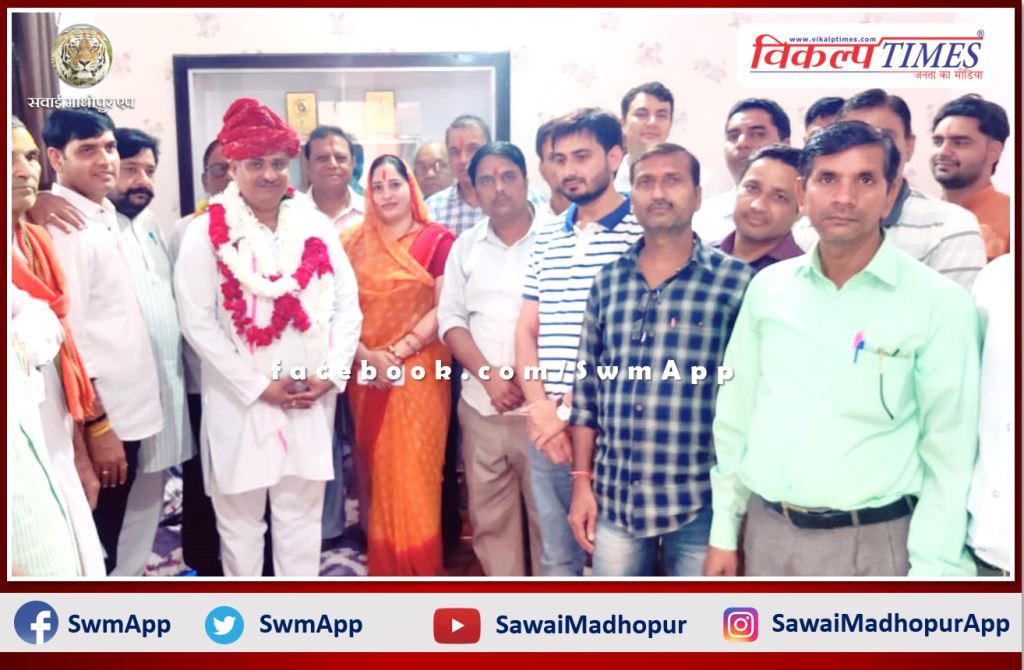 Chairman of Vipra Welfare Board Mahesh Sharma on Sawai Madhopur tour