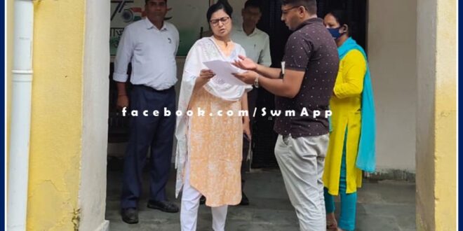 District Legal Services Authority Secretary inspected the Sawai Madhopur Jail