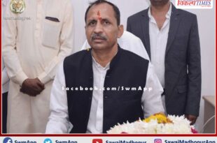 District in-charge minister Bhajan Lal Jatav on Sawai Madhopur tour