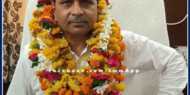 Dr Dharam Singh Meena became the new CMHO of the sawai madhopur