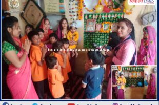 Festival of Krishna Janmashtami celebrated with great pomp in the shelter home sawai madhopur