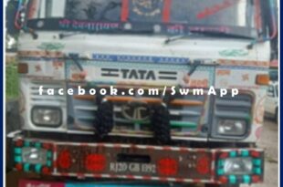 Illegal gravel-filled overload dumper seized in khandar