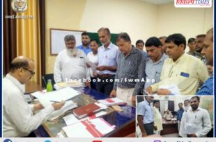 Memorandum submitted demanding the arrest of the culprits who beat up the teacher accusing him of molestation