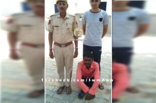 Police arrested youth with stolen motorcycle in sawai madhopur
