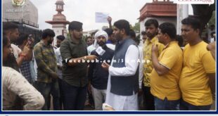 Popular Front supported the ongoing protest for Indra Meghwal in Rajasthan University Jaipur
