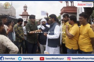 Popular Front supported the ongoing protest for Indra Meghwal in Rajasthan University Jaipur