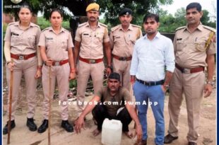 Seizing 17 liters of handcuff liquor, two accused arrested in sawai madhopur