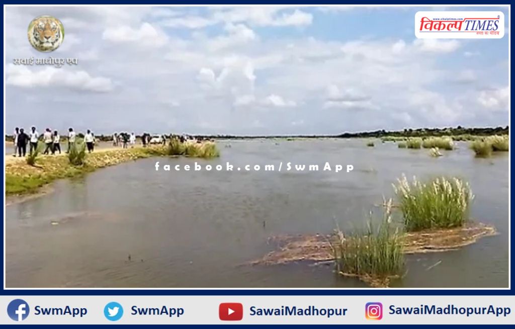 Teenager dies due to drowning in Maheshra Banas river Sawai madhopur