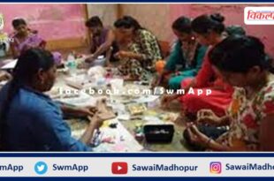 Women learned to make free jewelery In sawai madhopur