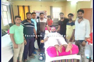 65 units of blood collected in blood donation camp in surwal sawai madhopur