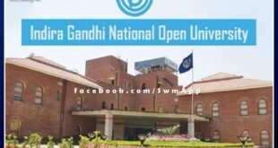 Admission in IGNOU July session till 22 September in sawai madhopur pg college