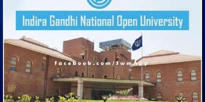 Admission in IGNOU July session till 22 September in sawai madhopur pg college