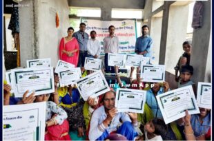 Beauty parlour, mehndi, paper and cloth bag making training camp concludes in sawai madhopur