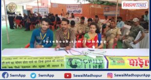 Childline introduced 59 children left behind in Ganesh fair to their families