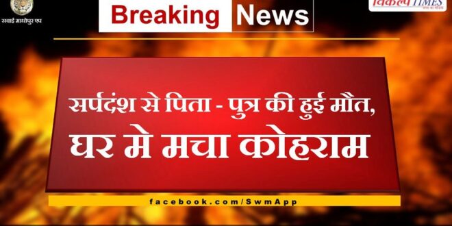 Father-son death due to snakebite in khandar