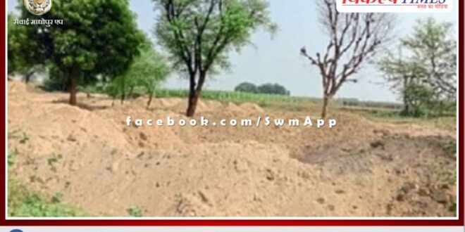 Illegal gravel mining and transportation happening indiscriminately in sawai madhopur