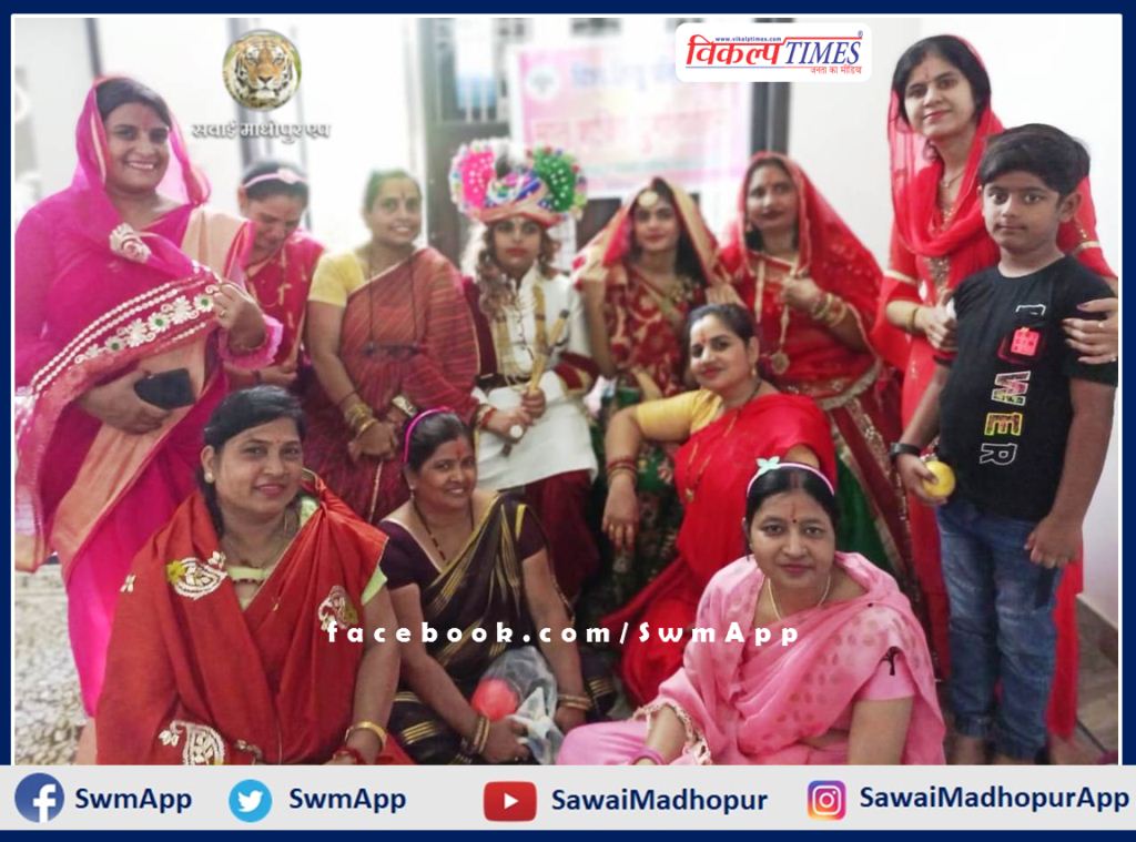 Mother Shakti celebrated Radha Ashtami with pomp in sawai madhopur