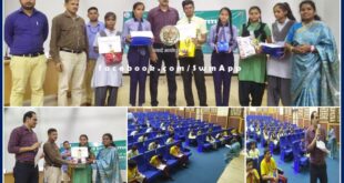 Oral and visual quiz competition organized on Ozone Day in sawai madhopur