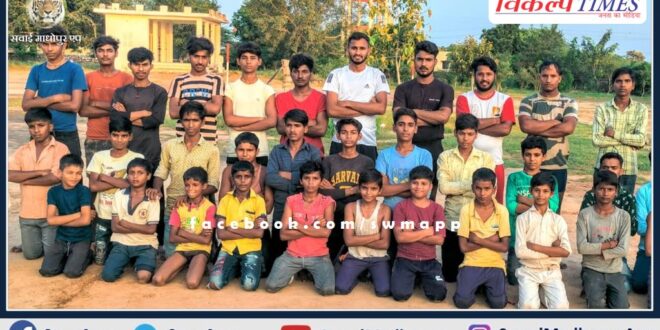 The kabaddi players of Kunkata showed their stamina in the preparations for the Rural Olympic Games