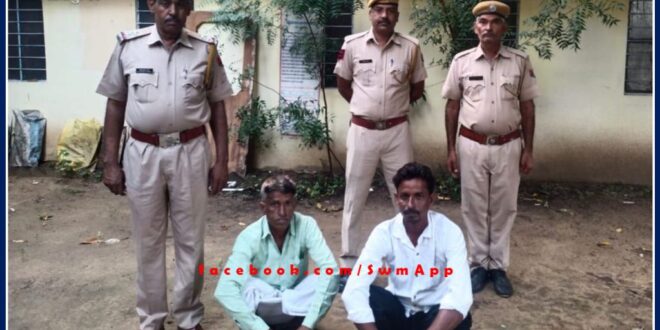 Two accused who are absconding in the case of assault and robbery arrested
