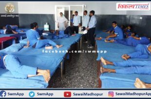 Yash Divyang Seva Sansthan inspected the MR Home and took stock of the arrangements in sawai madhopur