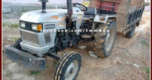 police seized tractor-trolley while transporting illegal gravel, driver arrested in batoda sawai madhopur