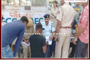 13 thousand invoices deducted through drone for not following traffic rules in sawai madhopur