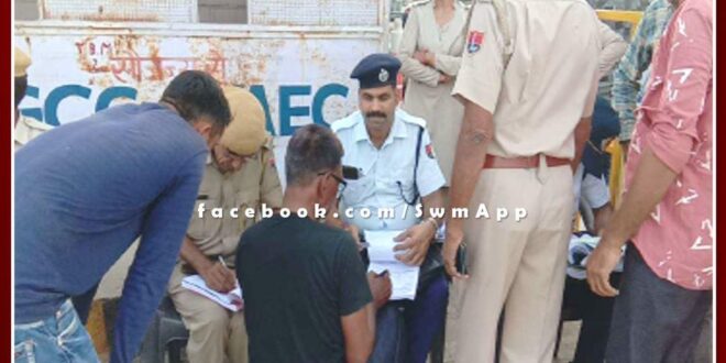 13 thousand invoices deducted through drone for not following traffic rules in sawai madhopur