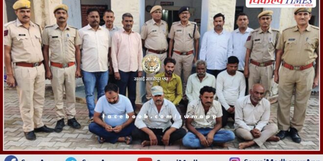 7 arrested including the main gangster by gang that stole oil from BPCL's pipelinein sawai madhopur